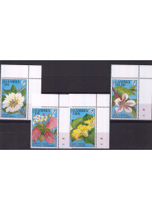 GAMBIA 1992 francobolli serie completa nuova Yvert e Tellier 1230-3